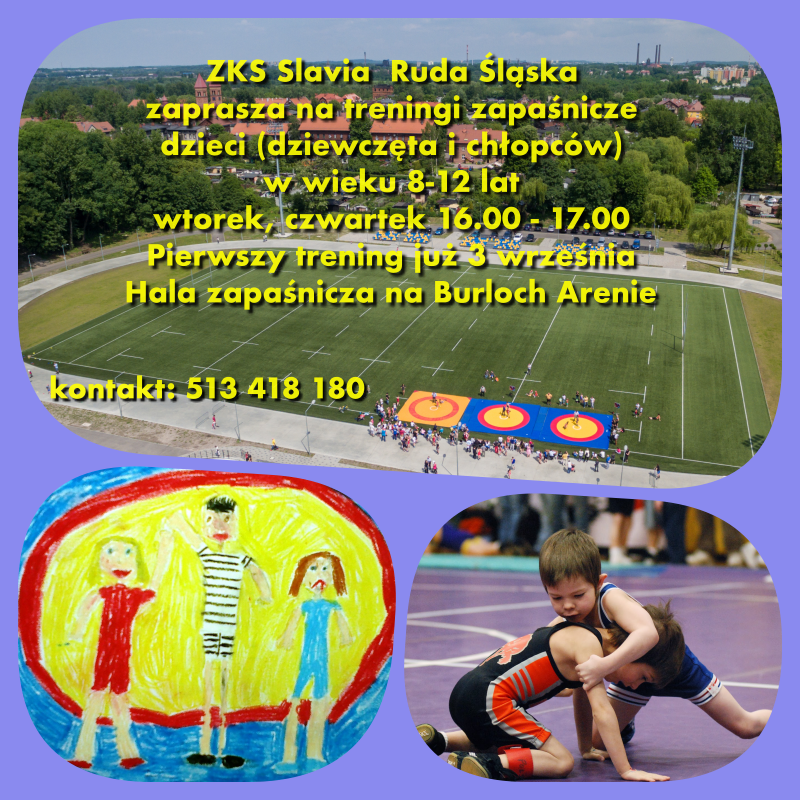 ZKS Slavia Ruda Śląska zaprasza na treningi zapaśnicze dzieci