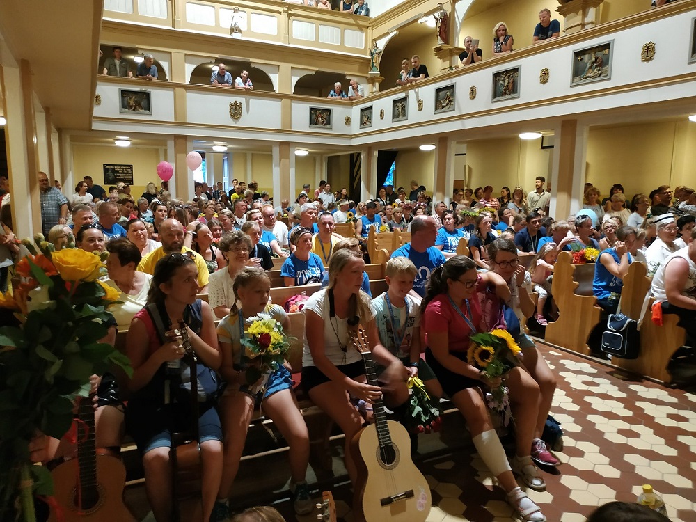 Powrót pielgrzymki z Jasnej Góry 4