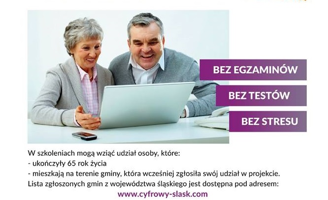 Bezpłatne szkolenia dla seniorów 65+