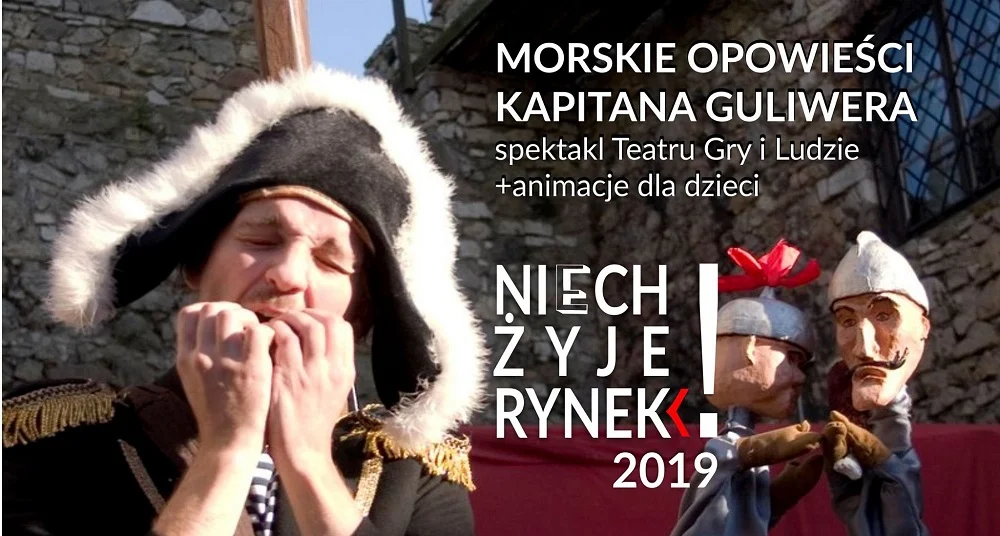 Spektakl "Morskie opowieści Kapitana Guliwera" na rynku już w sobotę