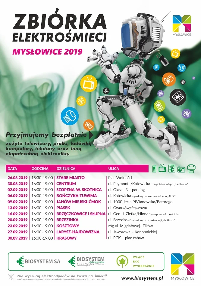 Zbiórka elektrośmieci - sprawdź harmonogram!