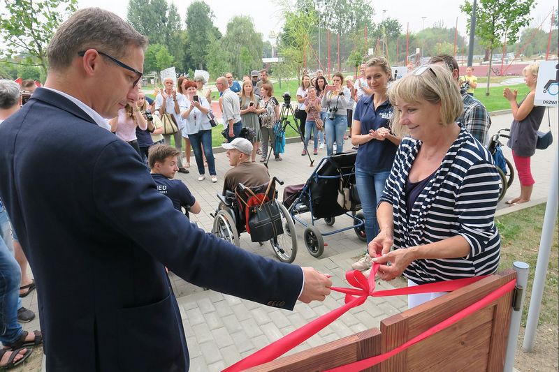 Tor przeszkód dla osób niepełnosprawnych