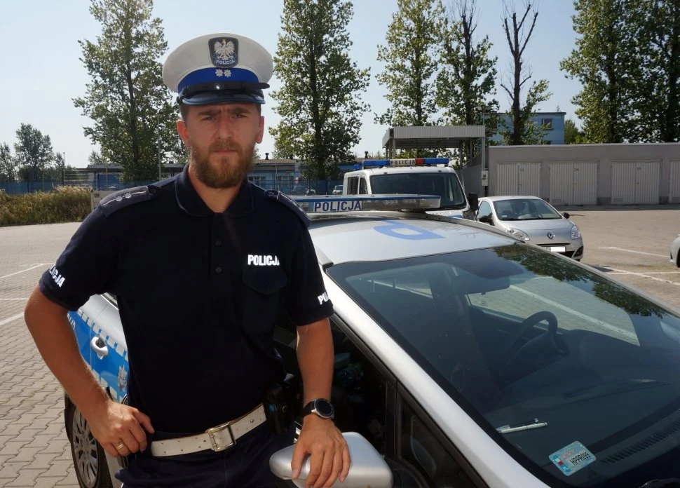 Policjant na rowerze zatrzymał porsche w Rybniku