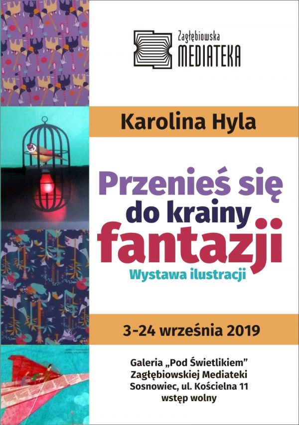 Wystawa ilustracji Karoliny Hyli w Mediatece