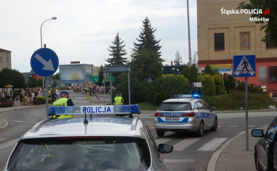 Mundurowi zabezpieczali wyścig Tour de Pologne