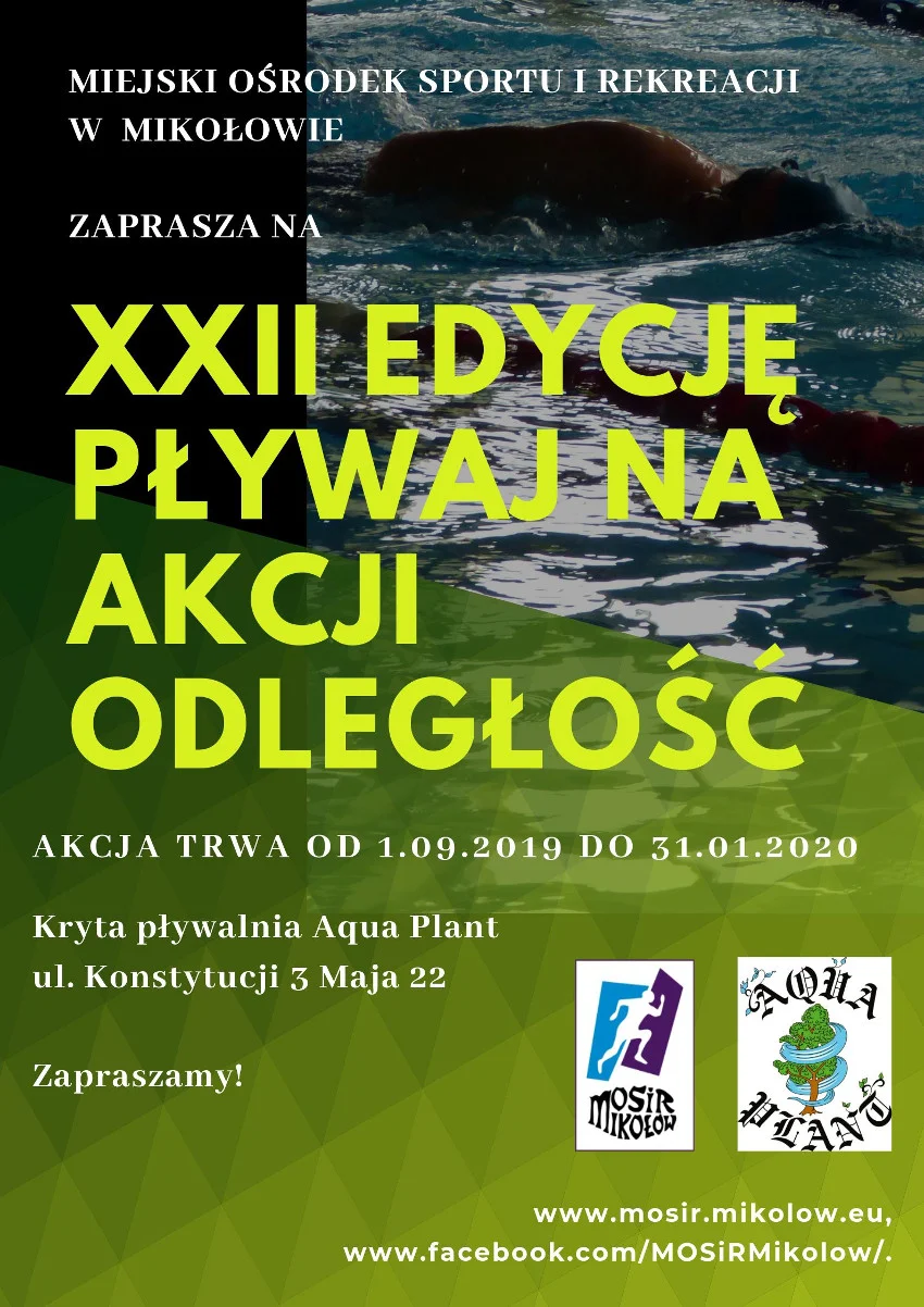 XXII edycja akcji Pływaj na odległość