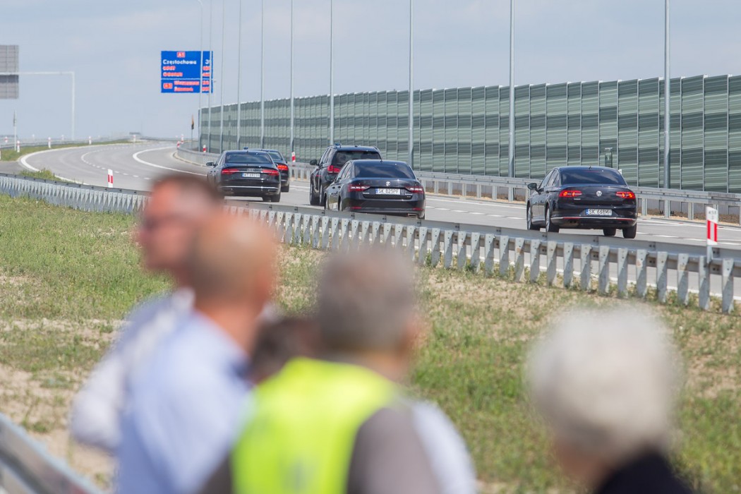 Odcinek autostrady A1 z Pyrzowic do węzła Częstochowa-Południe został oddany do użytku