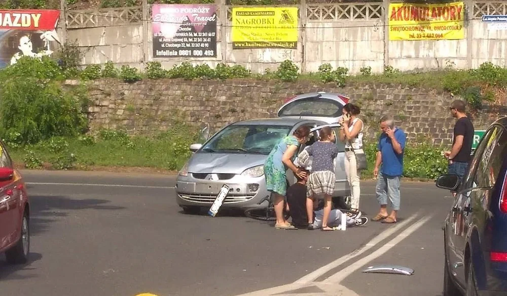 Na skrzyżowaniu ulic Hajduki i Wojska Polskiego doszło do potrącenia rowerzysty!