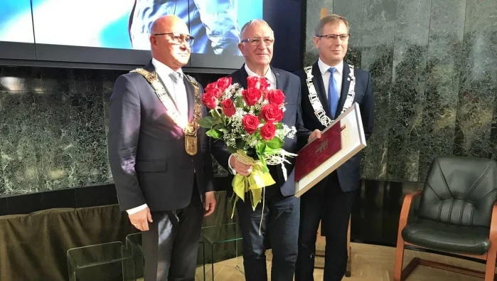 Antoni Piechniczek odebrał tytuł Honorowego Obywatela Chorzowa