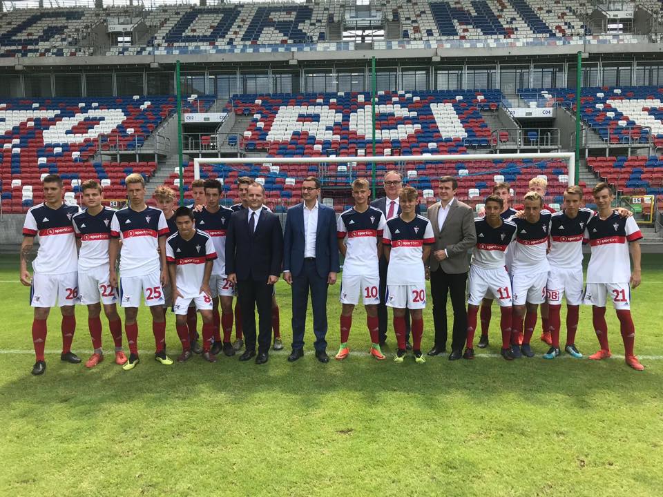Premier Mateusz Morawiecki w Zabrzu mówił o rozwoju lokalnej infrastruktury sportowej