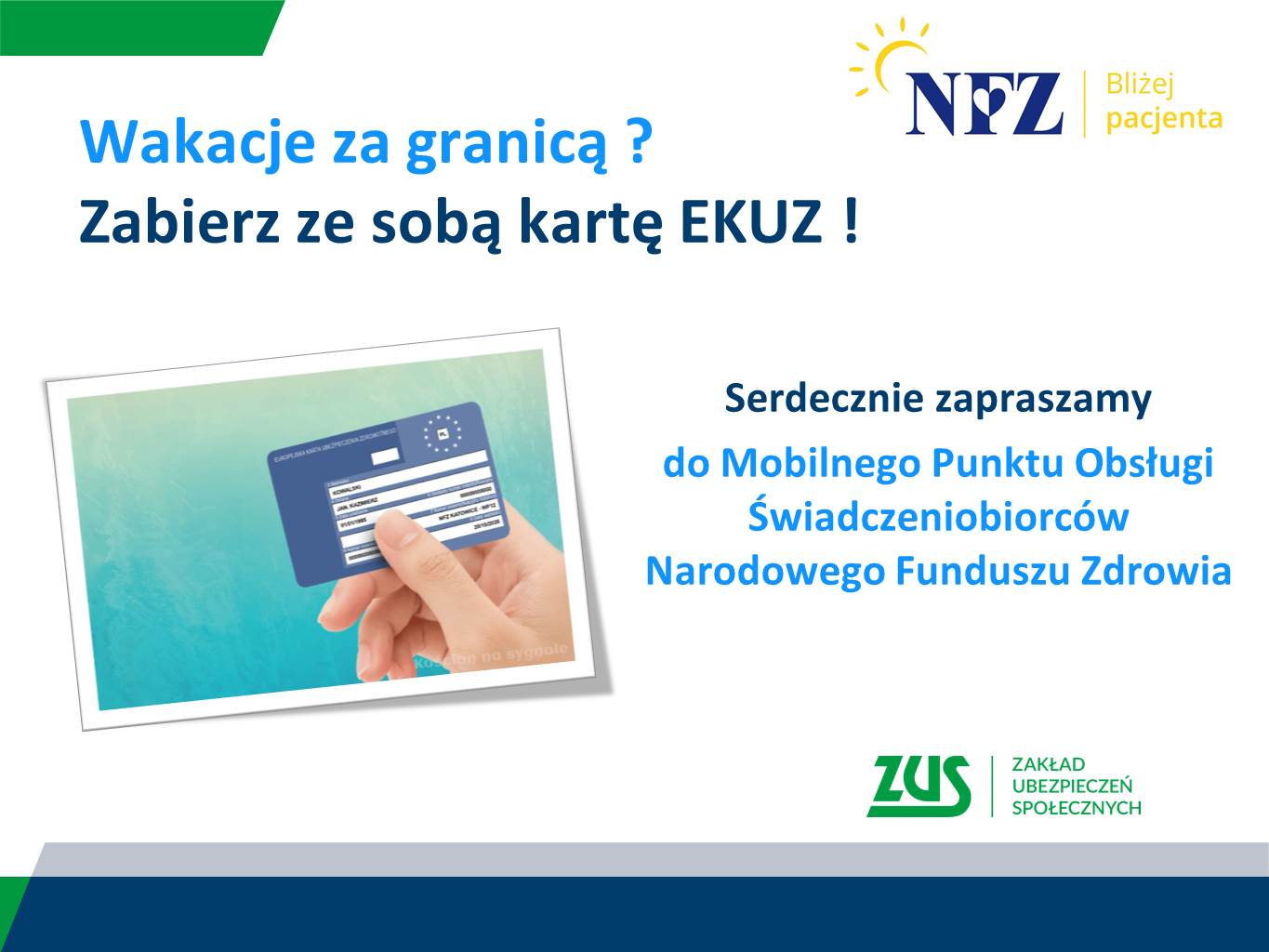 Mobilny Punkt Obsługi Świadczeniobiorców NFZ