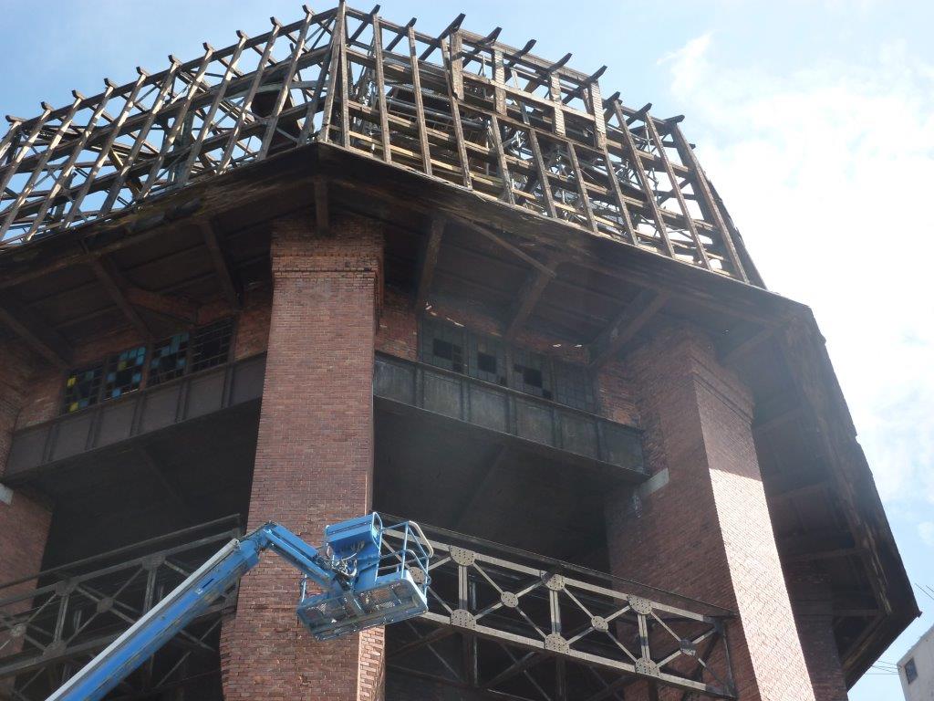 Zabrze: Rewitalizacja wieży ciśnień. Trwa remont. Zobacz zdjęcia!