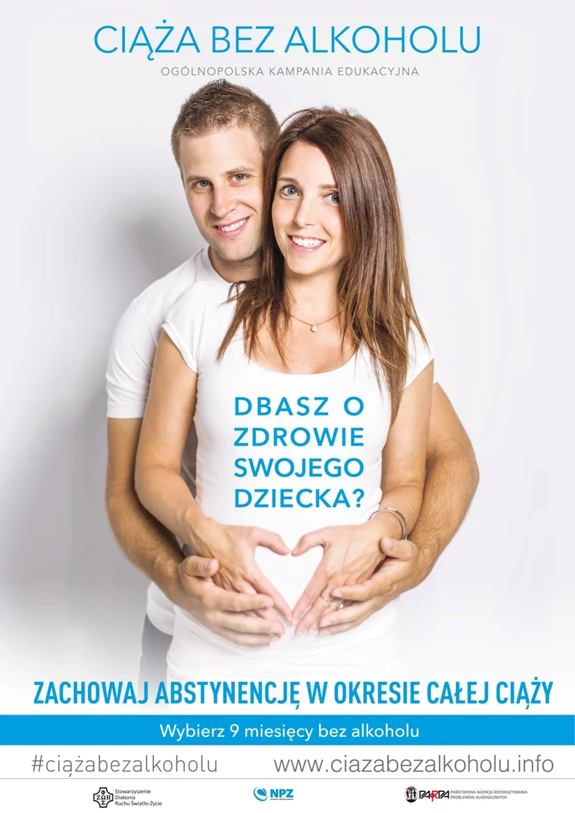 Kampania społeczna - Ciąża bez alkoholu!