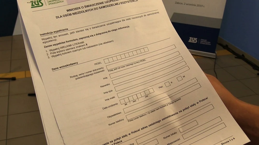 Śląskie: Ruszył nabór wniosków 500 plus dla osób niezdolnych do samodzielnej egzystencji