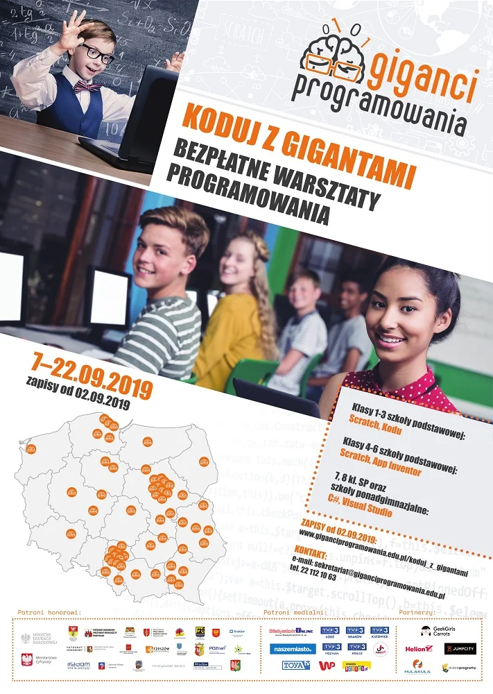 Zawody przyszłości - Koduj z Gigantami!