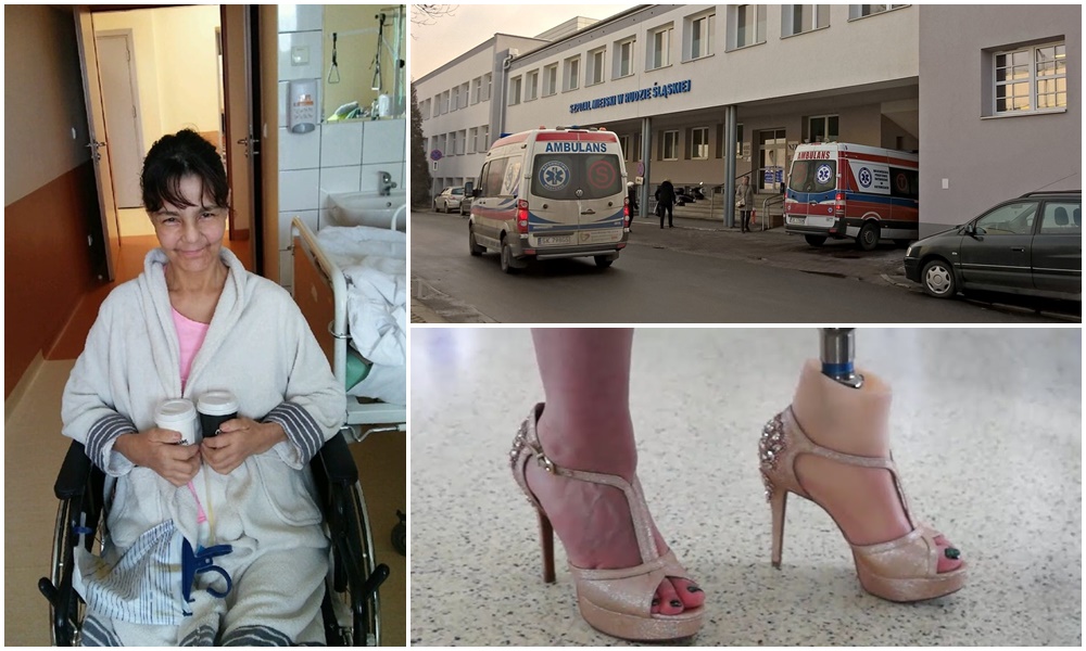 Zorganizowano zbiórkę na protezę dla pani Iwony, która straciła nogę w rudzkim szpitalu