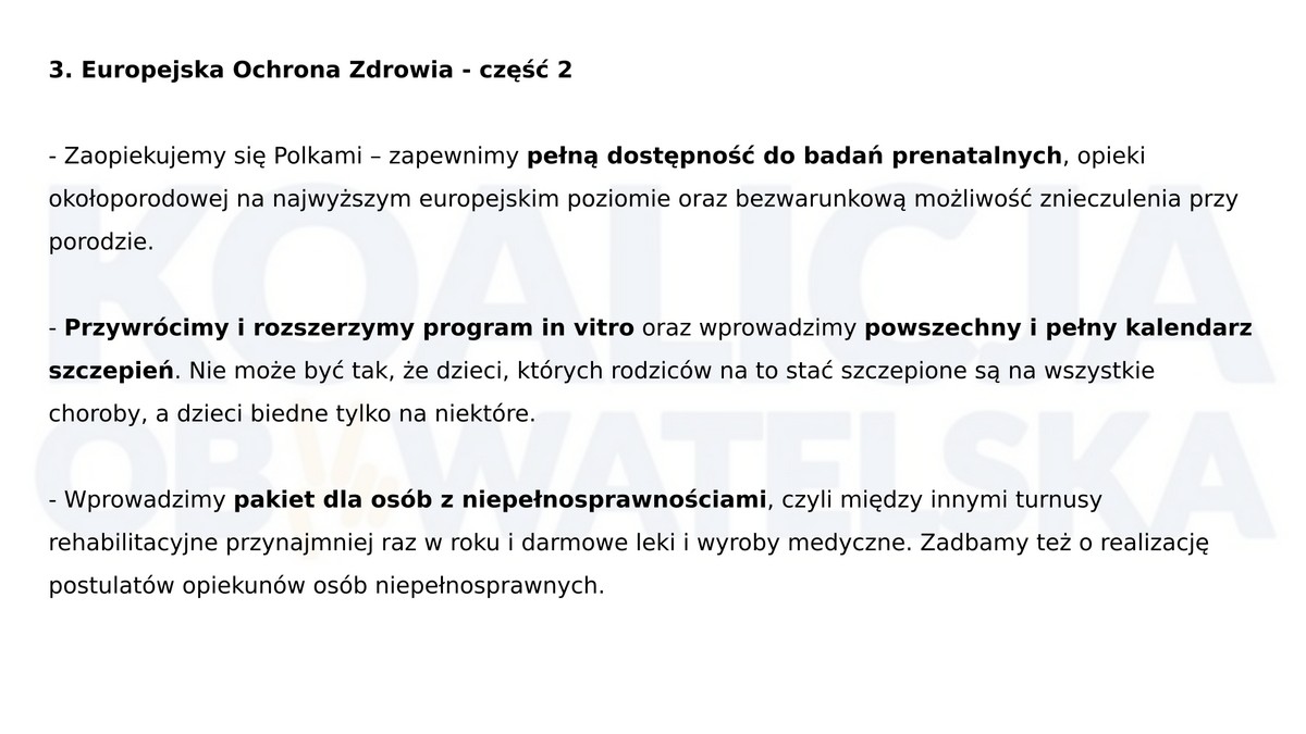 Program wyborczy Koalicji Obywatelskiej 4