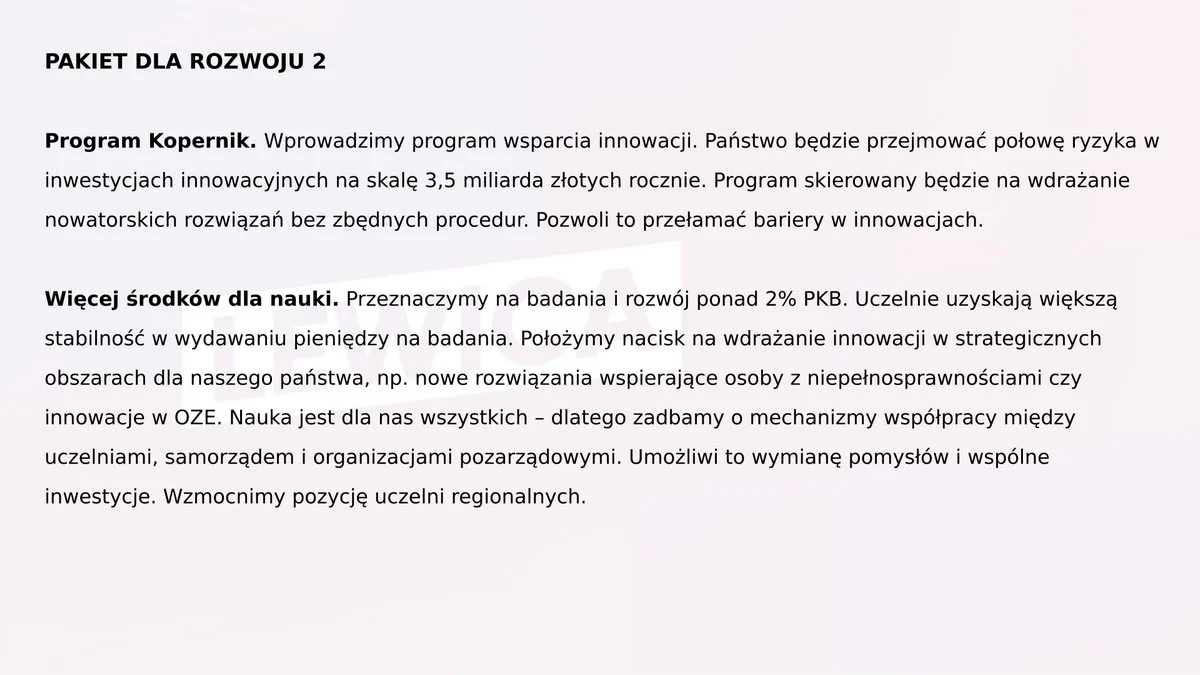 Program wyborczy Lewicy 6