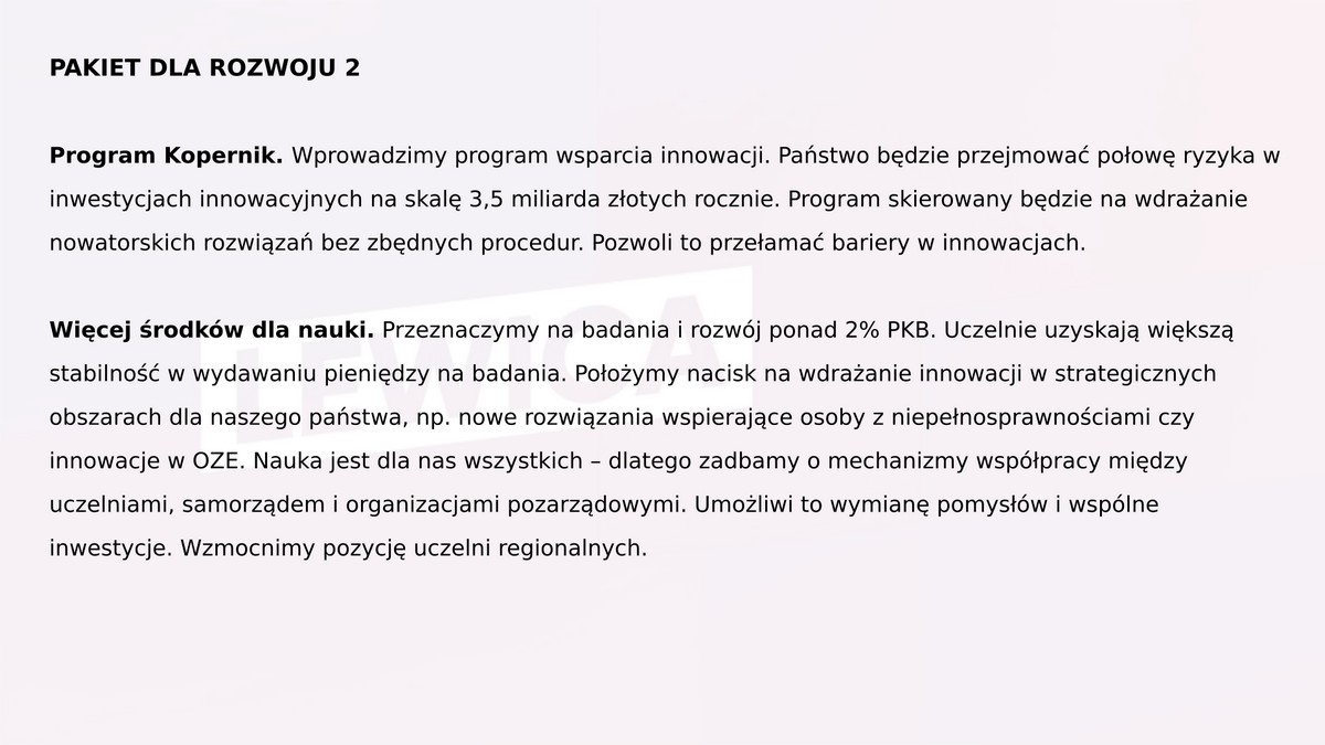 Program wyborczy Lewicy 6