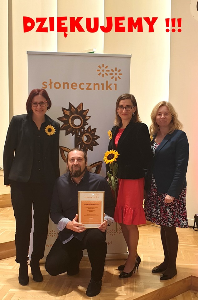 Słoneczniki 2019 rozdane - InnY Dom Kultury otrzymał Nagrodę Rodziców w kategorii "logika"