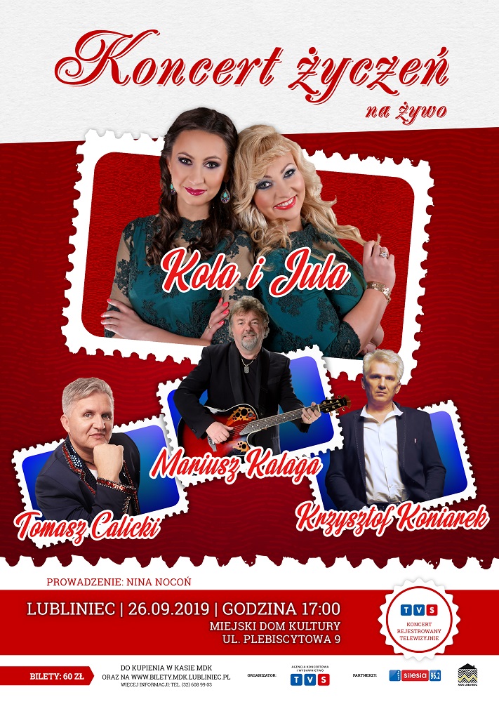 Lubliniec: Koncert Życzeń na żywo! Kto i kiedy zagra? Sprawdź szczegóły!