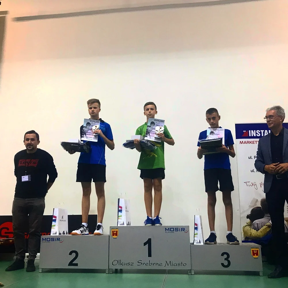 Dominik Sodo z UKS DWÓJKA SOSNOWIEC drugi w Olkuszu!