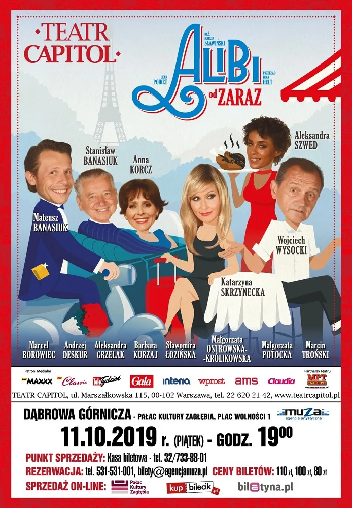 ALIBI OD ZARAZ - Teatr CAPITOL w Pałacu Kultury Zagłębia