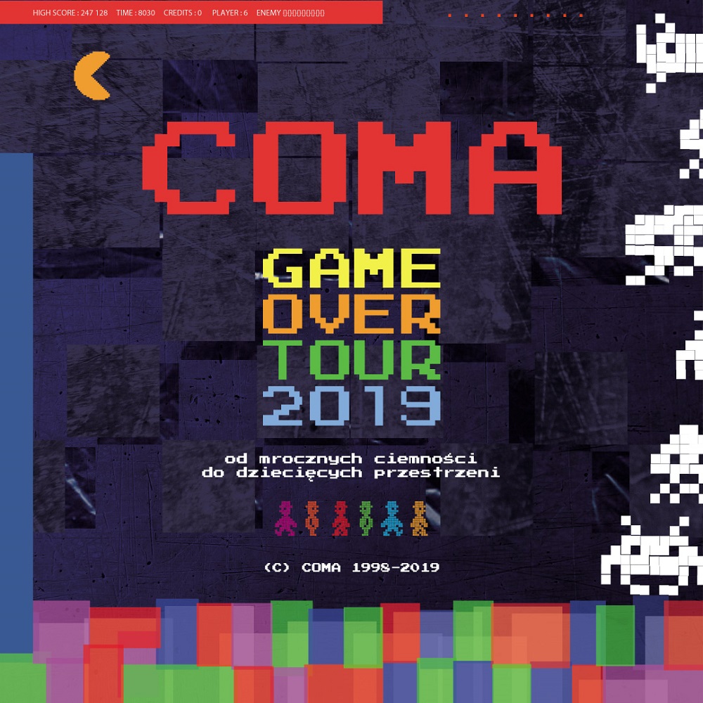 "GAME OVER" - pożegnalna trasa koncertowa zespołu COMA