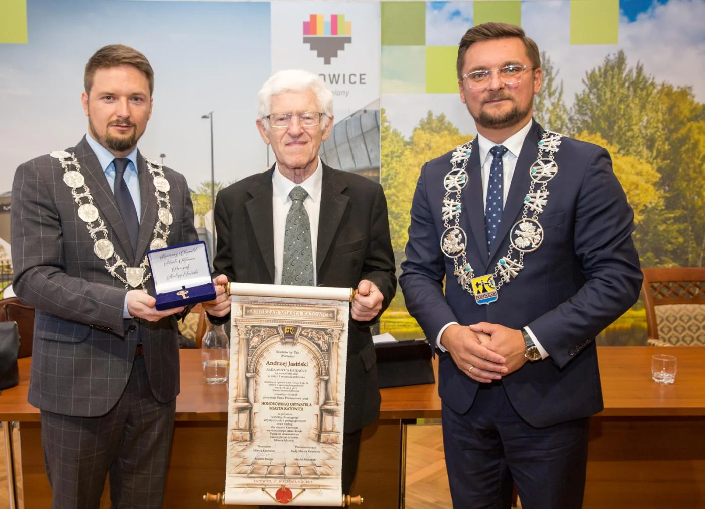 Wręczono tytuł "Honorowego Obywatela Miasta Katowice"