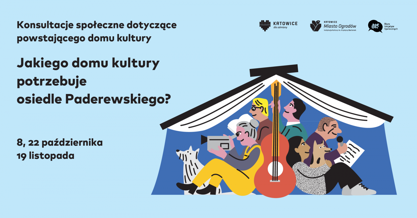 Domy kultury -  konsultacje społeczne dla mieszkańców os. Paderewskiego i Witosa