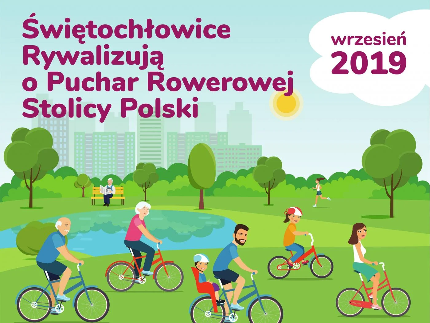 Od 1 września jeździmy w akcji Rowerowa Stolica Polski