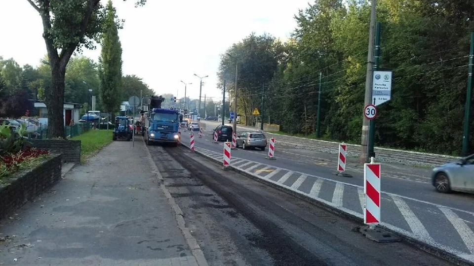 Świętochłowice: Na ulicy Bytomskiej trwają prace remontowe