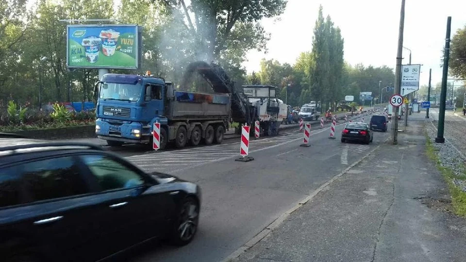 Świętochłowice: Na ulicy Bytomskiej trwają prace remontowe