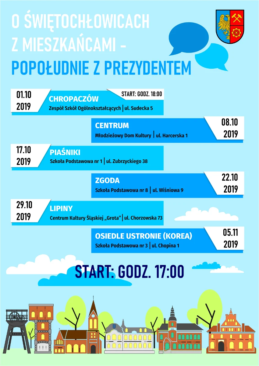 Świętochłowice: Jesienne spotkania Prezydenta z mieszkańcami