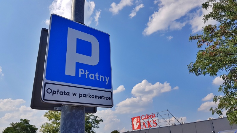 Parking przy centrum handlowym AKS w Chorzowie od dziś jest płatny