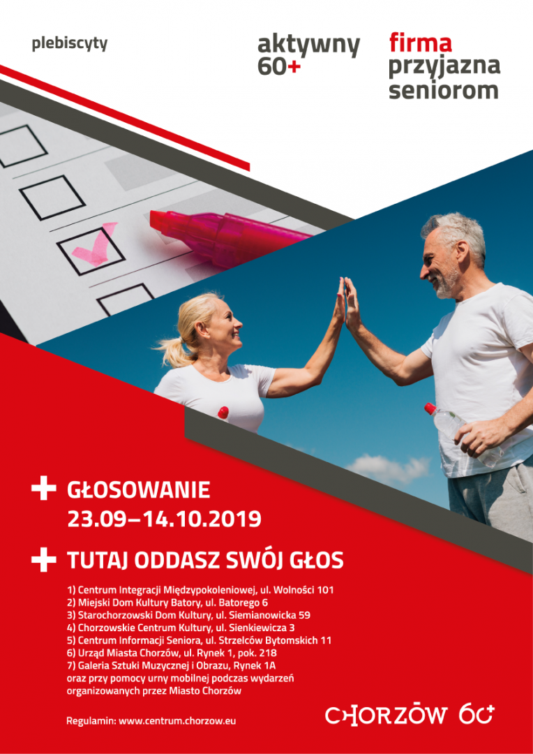 Ruszają plebiscyty "Aktywny 60+' i "Firma Przyjazna Seniorom"