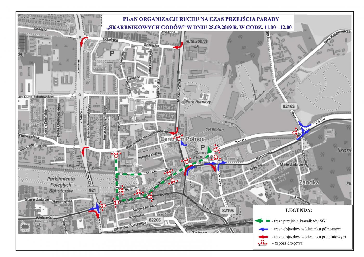 Zabrze: "Skarbnikowe Gody" - utrudnienia w ruchu drogowym