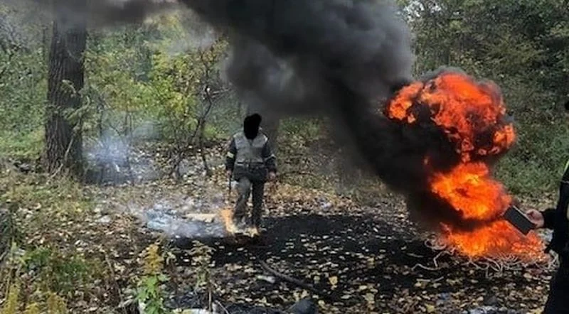 Nad Zgodą unosił się czarny dym - mieszkanka Rudy Śląskiej opalała kable...