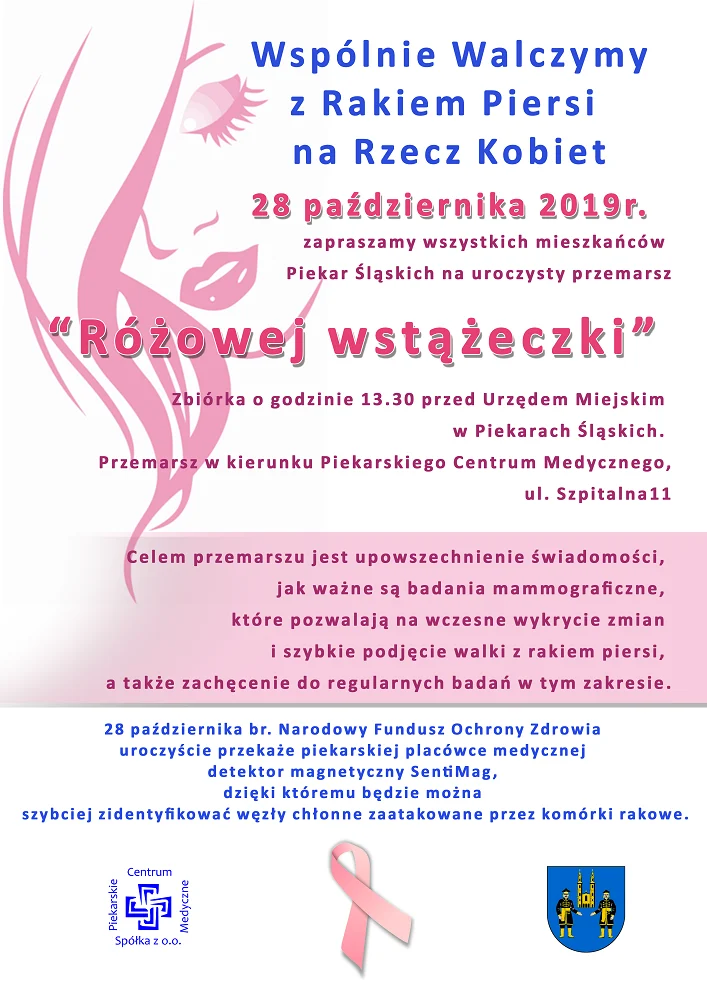 Różowy marsz w Piekarach Śląskich już w najbliższy poniedziałek