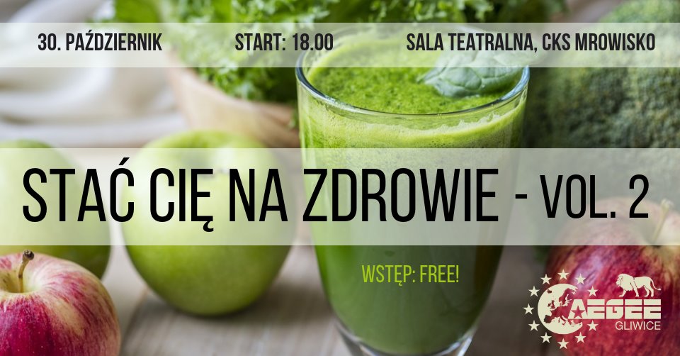 Konferencja "Stać Cię na zdrowie" już dzisiaj!