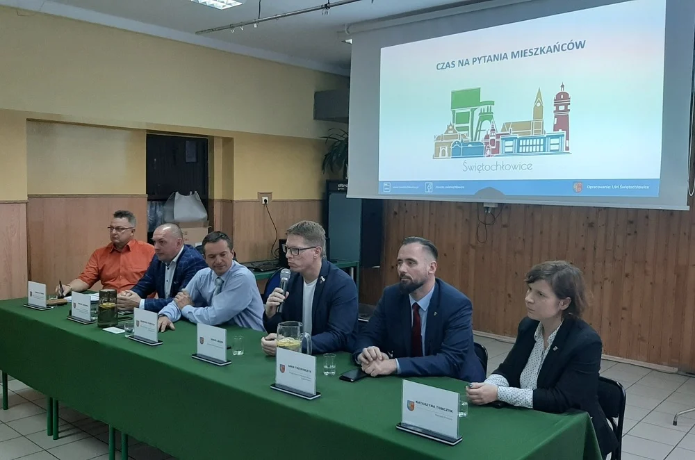 Spotkanie władz miasta z mieszkańcami dzielnicy Zgoda