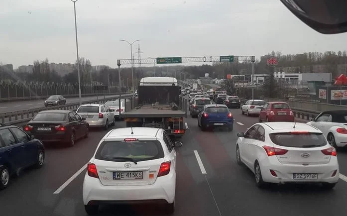 Uwaga kierowcy! Ogromny korek na DTŚ w stronę Gliwic!