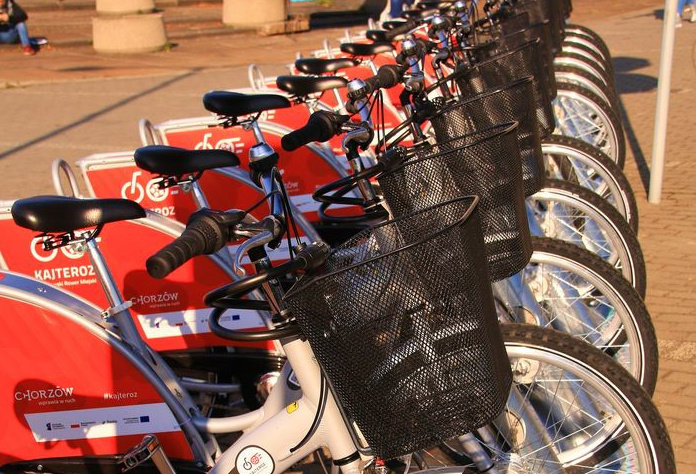 Chorzów: 1. urodziny rowerów KajTeroz