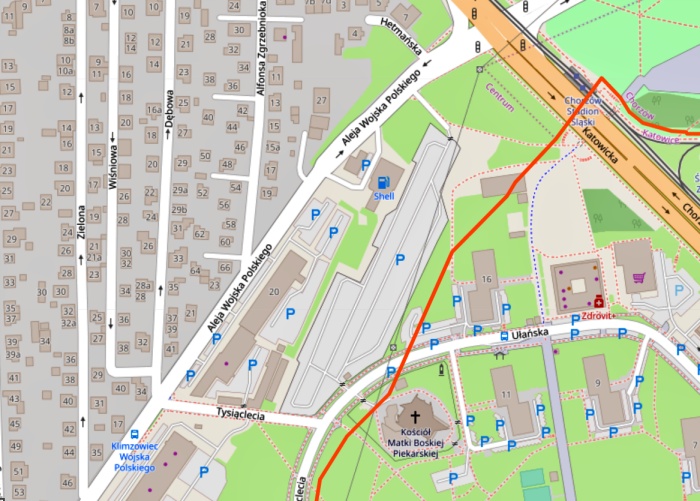 Czy można ułatwić wyjazd z ul. Tysiąclecia na Aleję Wojska Polskiego w Chorzowie?