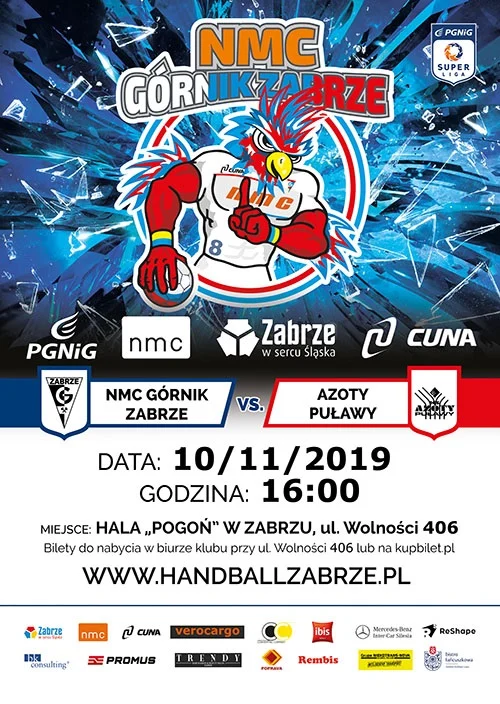 NMC Górnik Zabrze - Azoty Puławy