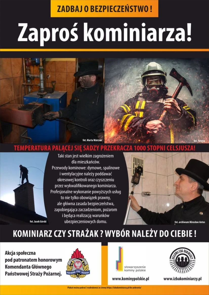 Zaproś kominiarza - zadbaj o bezpieczeństwo swoje i innych!