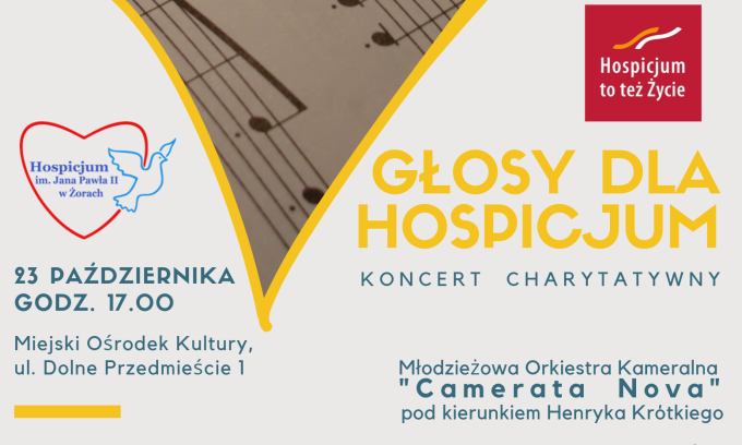 Koncert charytatywny na rzecz żorskiego Hospicjum