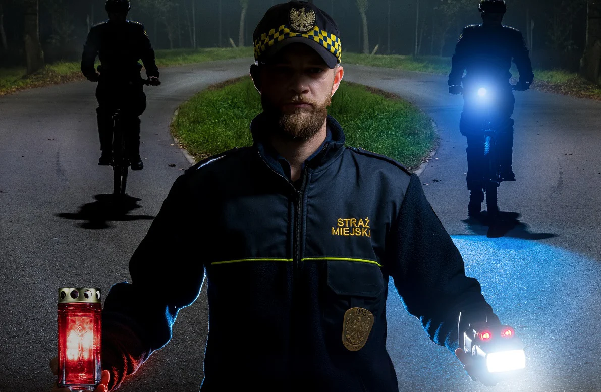 Straż Miejska w Rudzie Śląskiej prowadzi akcję "Bądź widoczny"