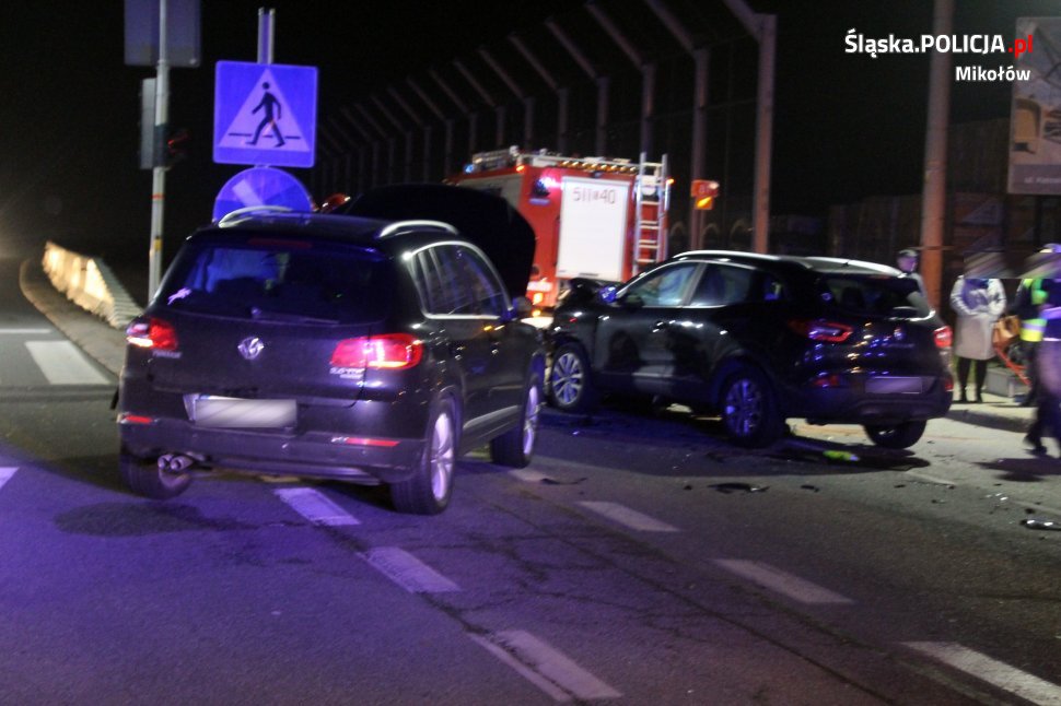 Zignorował czerwone światło i doprowadził do kolizji