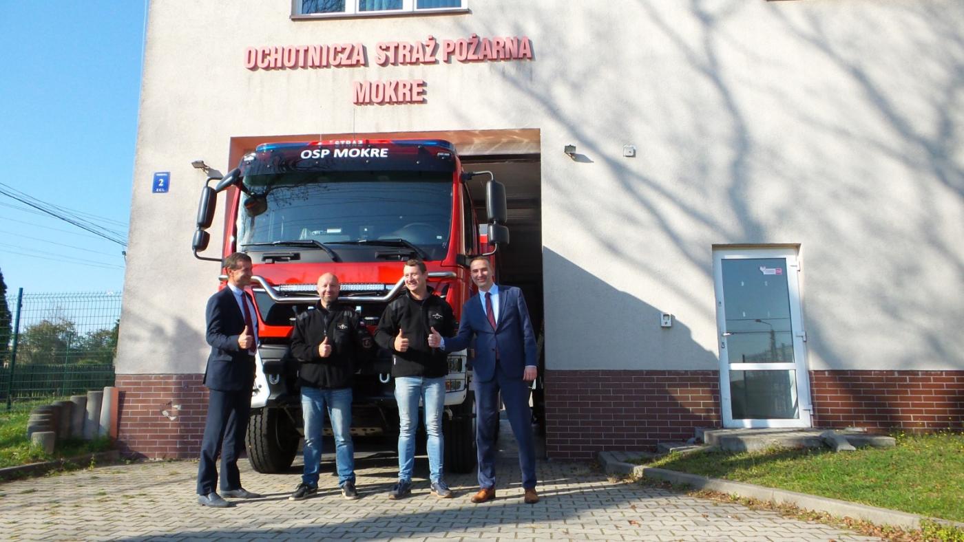 Nowy wóz OSP Mokre posłuży wszystkim